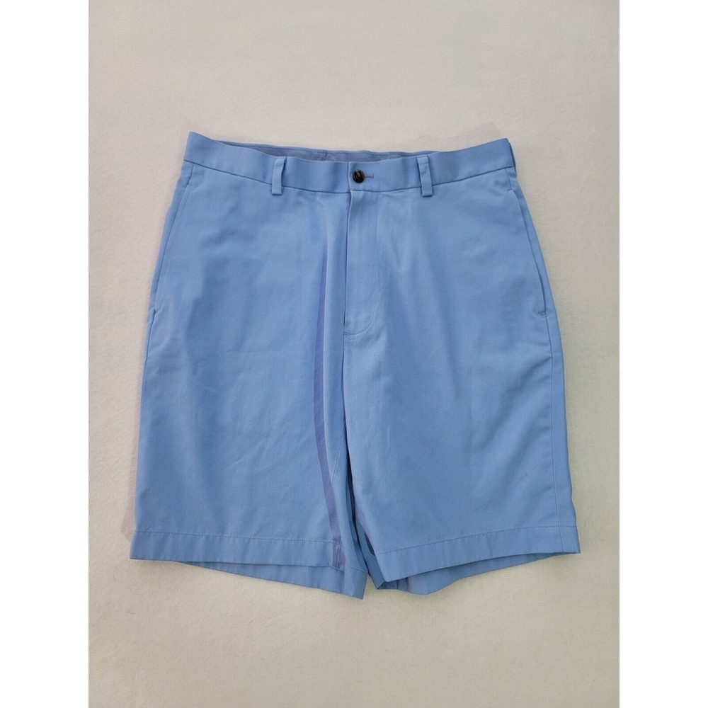 Brooks Brothers Lightweight Advantage Chino Shorts Mens 33 Blue Golf Casual‎ 9"